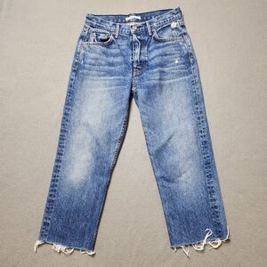 GRLFRND Denim Jeans Helena High Rise Distressed 25